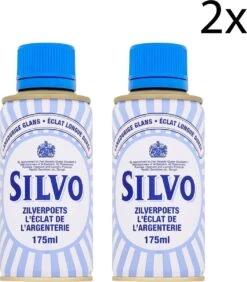 Silvo Zilverpoets - Poetsmiddel -Zilverglans - 2x 175 ML - Voordeelverpakking 6 Silvo Zilverpoets - Poetsmiddel -Zilverglans - 2x 175 ML - Voordeelverpakking -Ajax® Verkoop 1050x1200