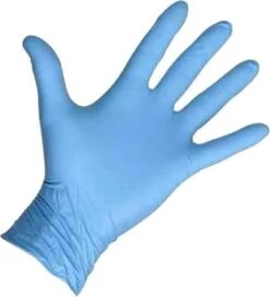 Merkloos Wegwerp Handschoenen - Nitril Handschoenen - Blauw - S - Poedervrij - 100 Stuks -Ajax® Verkoop 1091x1200
