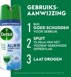 Dettol All In One Disinfectant Spray Linen - 400ml 9 Dettol All In One Disinfectant Spray Linen - 400ml -Ajax® Verkoop 1108x1200