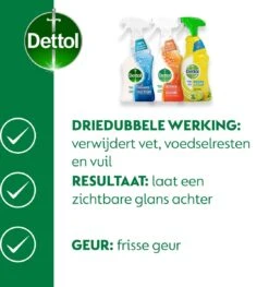 Dettol - 1,5L Allesreiniger Spray Power & Fresh - Badkamer 1x500 Ml Keuken 1x500ml Citrus 1x500ml - Voordeelverpakking -Ajax® Verkoop 1125x1200 1