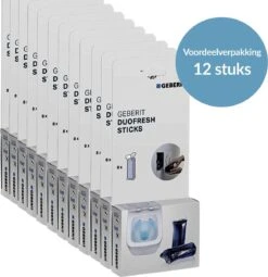 Geberit DuoFresh Sticks - 96 Stuks - Voordeelverpakking - Toilet/WC Blokjes Inbouwreservoir -Ajax® Verkoop 1163x1200