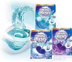 Witte Reus Paars Actief Toiletblok - Lavendel - WC Blokjes Voordeelverpakking - 10 Stuks -Ajax® Verkoop 1200x1029 1