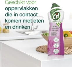 Cif CleanBoost Cream Pink Schuurmiddel - 8 X 750 Ml - Voordeelverpakking -Ajax® Verkoop 1200x1118 1