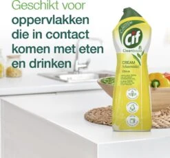 Cif CleanBoost Cream Citroen Schuurmiddel - 8 X 750 Ml - Voordeelverpakking -Ajax® Verkoop 1200x1118
