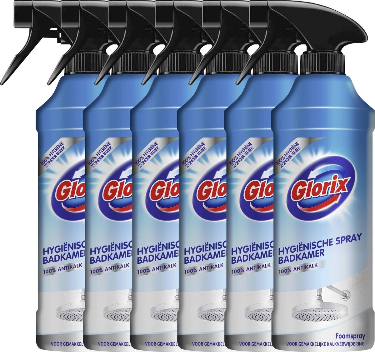 Glorix Hygiënische Badkamer Foamspray - 6 X 500 Ml - Voordeelverpakking 6 Glorix Hygiënische Badkamer Foamspray - 6 X 500 Ml - Voordeelverpakking - Afbeelding 6