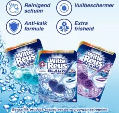Witte Reus Blauw Actief Toiletblok - Hygiene - WC Blokjes Voordeelverpakking - 10 Stuks -Ajax® Verkoop 1200x1136 1