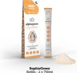 SophieGreen Voorjaarspakket; Allesreiniger + Keukenreiniger - 2x 750ml + Navullingen + Sopje Allesreiniger 100g -Ajax® Verkoop 1200x1142 1