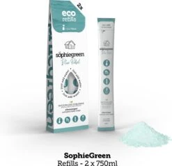 SophieGreen Eco-Refill Pakket; Allesreiniger Blue Rebel En Orange Patchouli, +Keukenreiniger + Badkamerreiniger (4x2 Navulling= 8 X750ml) -Ajax® Verkoop 1200x1160 1