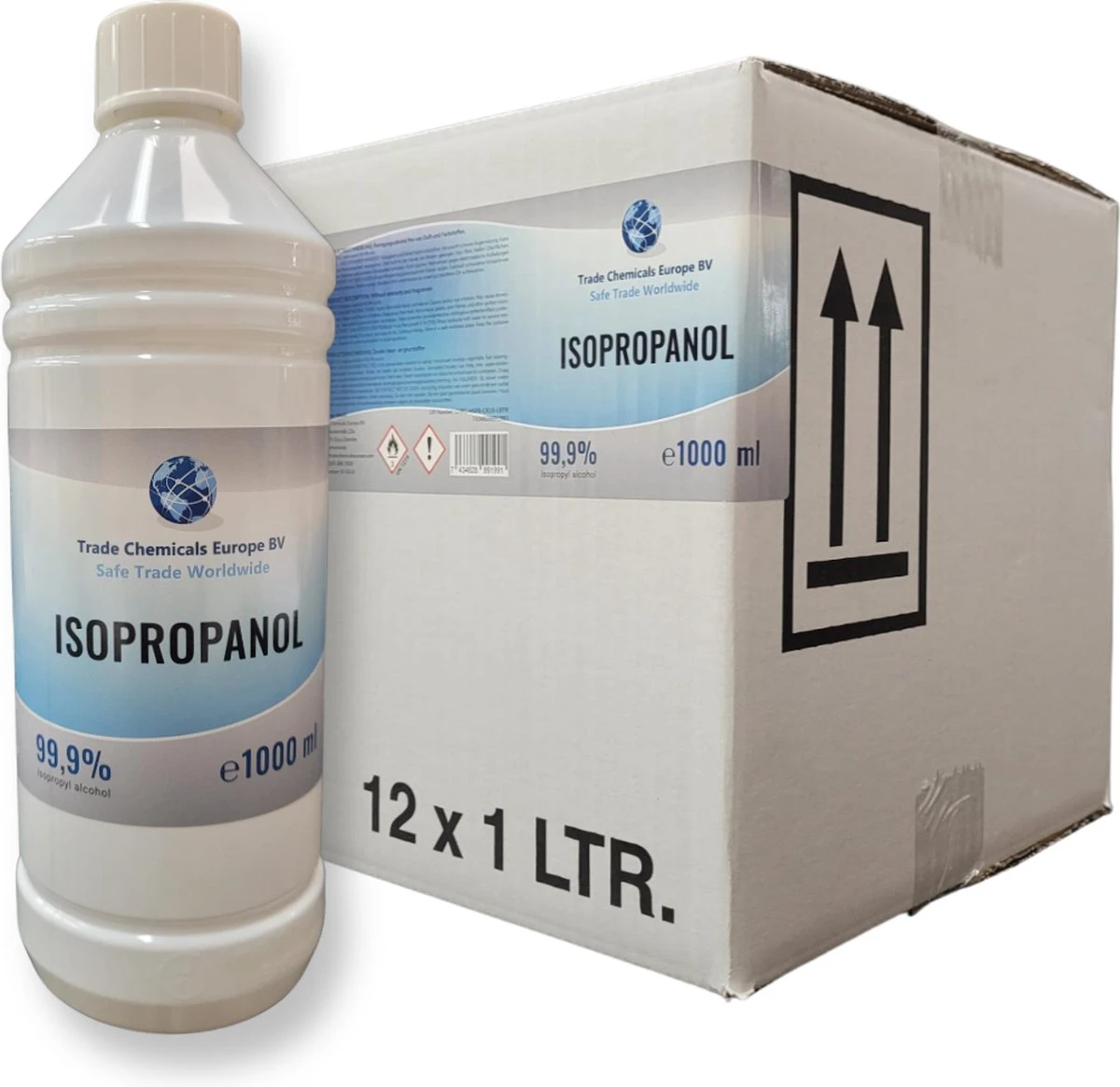 TCE - Isopropanol - Isopropyl-alcohol - IPA - 99,9% Zuiver - 12 Liter 1 TCE - Isopropanol - Isopropyl-alcohol - IPA - 99,9% Zuiver - 12 Liter