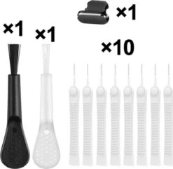 Merkloos Complete Schoonmaak Set Laadpoort Stofverwijderaar Geschikt Voor Apple Iphone Pro En Airpods - Dust Cover Cleaning Kit – Oplaadpoort Schoonmaken – Stofkapje Anti Stof Plug Schoonmaakset Tips -Ajax® Verkoop 1200x1171