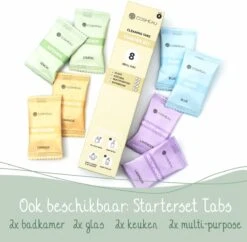 Cosmeau Schoonmaakmiddel Tabletten Cleaning Tabs Schoonmaak Tabs - Keukenreiniger - Badkamerreiniger Sanitair- Glasreiniger -Ajax® Verkoop 1200x1174