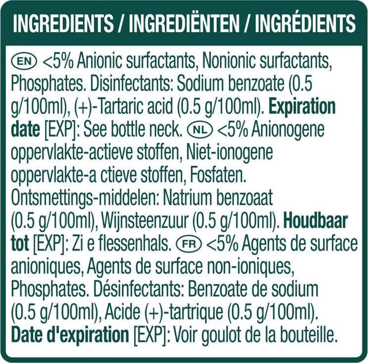 Cif Disinfect & Shine Original Desinfectie Spray - 6 X 500 Ml - Voordeelverpakking 8 Cif Disinfect & Shine Original Desinfectie Spray - 6 X 500 Ml - Voordeelverpakking - Afbeelding 8