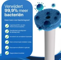 RevoBrush 28x Ocean Breeze Foaming Pads Navulling - WC Borstel Met Houder Vrijstaand -Ajax® Verkoop 1200x1184 1