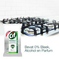 Cif Disinfect & Shine Wipes Original Desinfectie Schoonmaakdoekjes - 12 X 30 Doekjes - Voordeelverpakking -Ajax® Verkoop 1200x1200 174