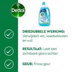 Dettol - Power & Fresh - Allesreiniger - Katoenfris - 3 X 4 Liter 9 Dettol - Power & Fresh - Allesreiniger - Katoenfris - 3 X 4 Liter -Ajax® Verkoop 1200x1200 275
