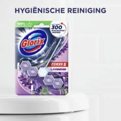 Glorix Power 5 Toiletblokken - Lavendel - 9 Stuks - Voordeelverpakking -Ajax® Verkoop 1200x1200 333