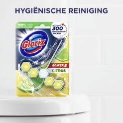 Glorix Power 5 Toiletblokken - Citroen - 9 Stuks - Voordeelverpakking -Ajax® Verkoop 1200x1200 336