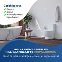 Witte Toiletblokjes Voor Inbouwreservoir Voor O.a Geberit En Grohe - 25 Stuks - Met Lavendel - Vlekvrij - Stortbakblokjes -Ajax® Verkoop 1200x1200 359