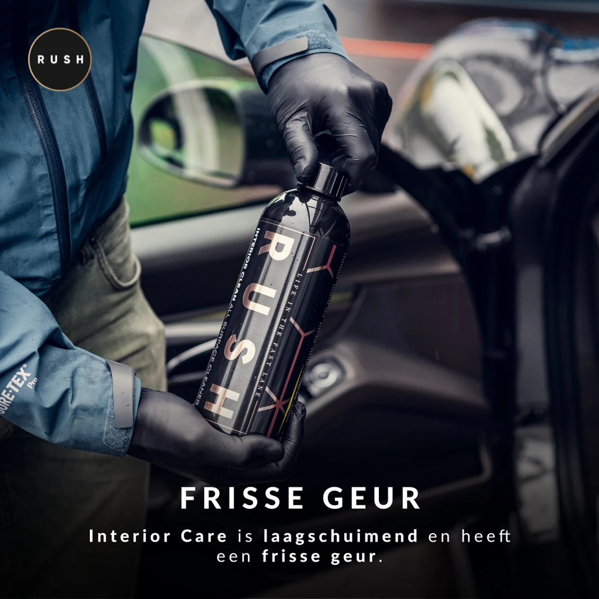 RUSH Interieur Reiniger - Bekleding Reiniger - Auto Wassen - Schoonmaken - Auto Accessories - Interior Care 300ml 10 RUSH Interieur Reiniger - Bekleding Reiniger - Auto Wassen - Schoonmaken - Auto Accessories - Interior Care 300ml - Afbeelding 10