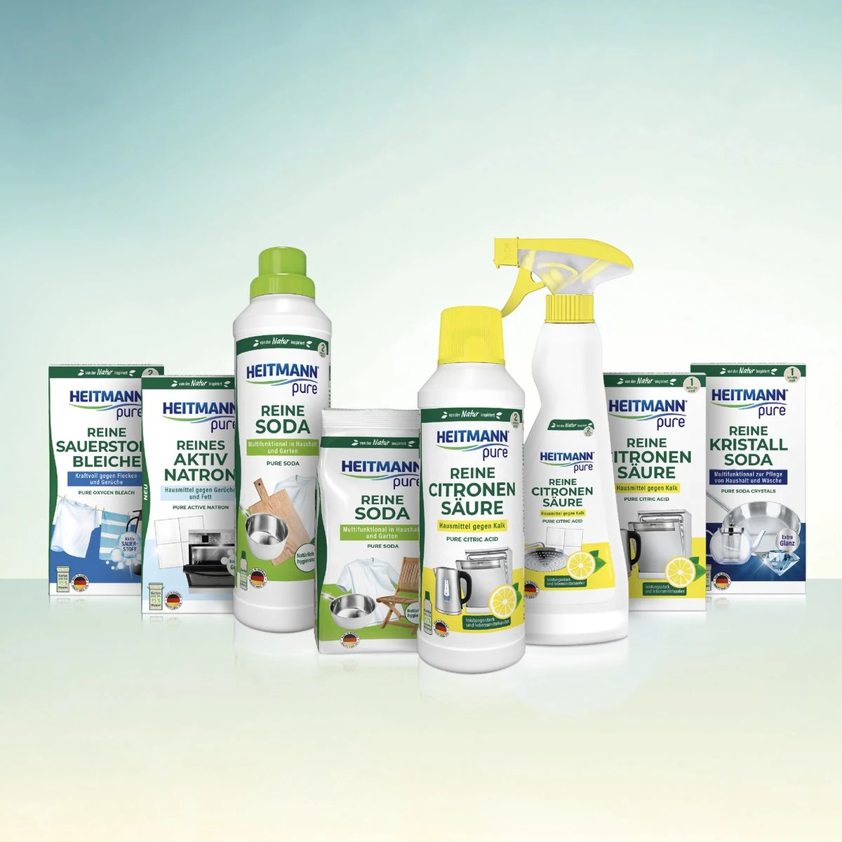 HEITMANN Pure Ontkalker- Citroenzuur Ontkalker, Natuurvriendelijke Kalkreiniger Voor Een Hygiënische Reiniging - Poeder, 1x 350 G 6 HEITMANN Pure Ontkalker- Citroenzuur Ontkalker, Natuurvriendelijke Kalkreiniger Voor Een Hygiënische Reiniging - Poeder, 1x 350 G - Afbeelding 6