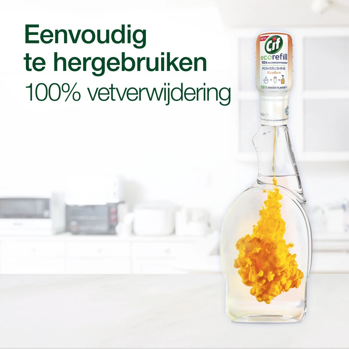Cif CleanBoost Power & Shine Keuken Spray - 6 X 750 Ml - Voordeelverpakking 8 Cif CleanBoost Power & Shine Keuken Spray - 6 X 750 Ml - Voordeelverpakking - Afbeelding 8