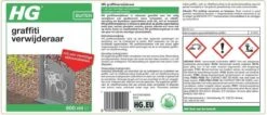 HG Graffitiverwijderaar - 600ml - Krachtig En Veilig - Biologisch Afbreekbaar 7 HG Graffitiverwijderaar - 600ml - Krachtig En Veilig - Biologisch Afbreekbaar -Ajax® Verkoop 1200x513