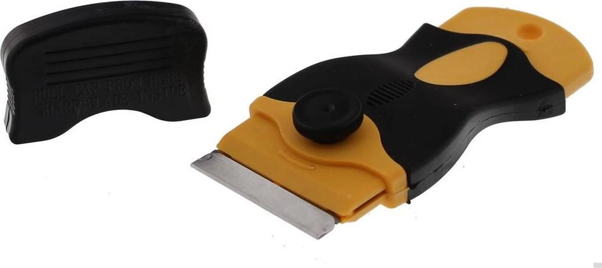 Scanpart Kookplaat Schraper - Schraapijzer - Radeermes - Voor Alle Glazen Kookplaten - Zoals Keramische Inductie En Halogeen Kookplaten - Kunststof - Vervangbaar Mesje - Krasvrij 7 Scanpart Kookplaat Schraper - Schraapijzer - Radeermes - Voor Alle Glazen Kookplaten - Zoals Keramische Inductie En Halogeen Kookplaten - Kunststof - Vervangbaar Mesje - Krasvrij - Afbeelding 7