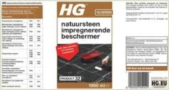 HG Natuursteen Impregnerende Beschermer (HG Product 32) - 1L - Tegen Het Intrekken Van Vuil - Ook Voor Granito En Marmer Composiet 9 HG Natuursteen Impregnerende Beschermer (HG Product 32) - 1L - Tegen Het Intrekken Van Vuil - Ook Voor Granito En Marmer Composiet -Ajax® Verkoop 1200x640