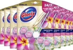 Glorix Aroma Lux Pink Jasmine & Elderflower Toiletblokken - 9 Stuks - Voordeelverpakking 13 Glorix Aroma Lux Pink Jasmine & Elderflower Toiletblokken - 9 Stuks - Voordeelverpakking -Ajax® Verkoop 1200x827