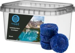 VODÉ Toiletblokjes Inbouwreservoir 28 Stuks - Voordeelverpakking – WC Blokjes – Stortbakblokjes – Geschikt Voor Geberit | Grohe - Lavendel Geur