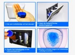 DONGOODS® Toiletblokjes Voor Inbouwreservoirs – WC-blokjes – Toiletblokken In Een Voordeelverpakking – 12 Stuks -Ajax® Verkoop 1200x893