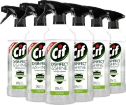 Cif Disinfect & Shine Original Desinfectie Spray - 6 X 500 Ml - Voordeelverpakking 12 Cif Disinfect & Shine Original Desinfectie Spray - 6 X 500 Ml - Voordeelverpakking -Ajax® Verkoop 1200x998