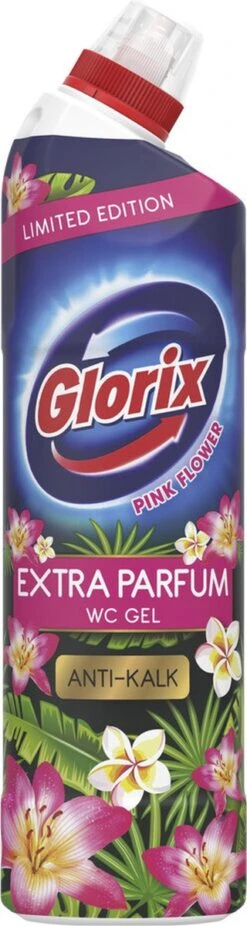 Glorix WC Powergel Toiletreiniger Pink Flower - 6 X 750 Ml - Voordeelverpakking -Ajax® Verkoop 320x1200 1