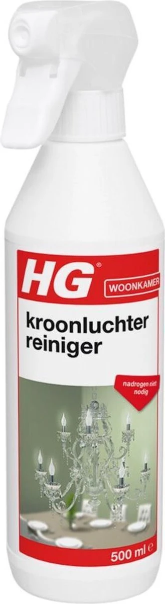 HG Kroonluchter Reiniger - 500ml - Snel Een Vlekkeloos Resultaat 2 HG Kroonluchter Reiniger - 500ml - Snel Een Vlekkeloos Resultaat - Afbeelding 2
