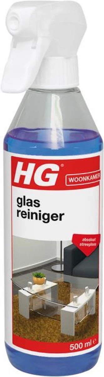 HG Glasreiniger - 500ml - 100% Streeploze Glans - Snel Droog 1 HG Glasreiniger - 500ml - 100% Streeploze Glans - Snel Droog