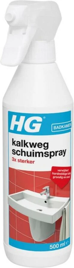 HG Kalkweg Schuimspray 3x Sterker - 500ml - Verwijdert Extreme Kalkresten - 100% Opgelost, 100% Resultaat -Ajax® Verkoop 333x1200 3