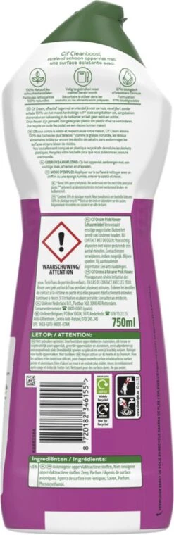 Cif CleanBoost Cream Pink Schuurmiddel - 8 X 750 Ml - Voordeelverpakking -Ajax® Verkoop 390x1200 2