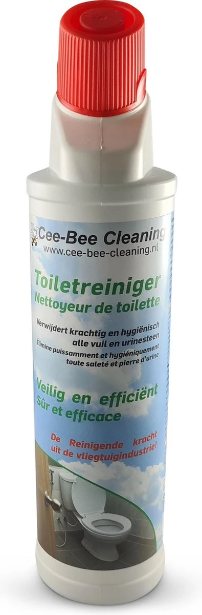 Cee-Bee WC Reiniger | De Reinigende Kracht Uit De Luchtvaart Industrie | Toilet Reiniger 750ml | Voorkomt Urinesteen 1 Cee-Bee WC Reiniger | De Reinigende Kracht Uit De Luchtvaart Industrie | Toilet Reiniger 750ml | Voorkomt Urinesteen