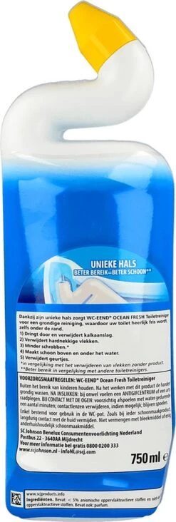 6x WC Eend Toiletreiniger Marine Wave 750 Ml -Ajax® Verkoop 405x1200