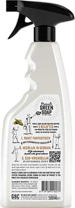 Marcel's Green Soap Allesreiniger Spray - Sandelhout & Kardemom - 500ML -Ajax® Verkoop 433x1200