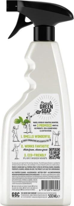 Marcel's Green Soap Allesreiniger Spray Basilicum & Vertivert Gras - 6 X 500 Ml 11 Marcel's Green Soap Allesreiniger Spray Basilicum & Vertivert Gras - 6 X 500 Ml -Ajax® Verkoop 436x1200