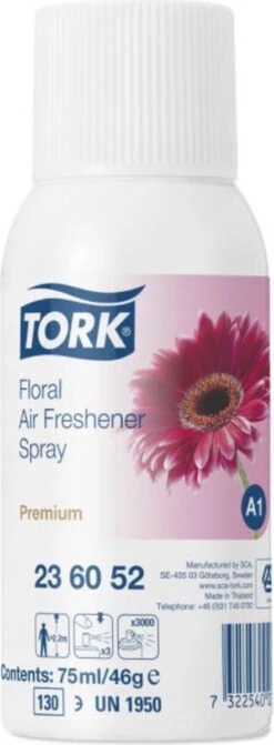 Tork Navulling Voor Luchtverfrisser Bloemen Systeem A1 Flacon Van 75 Ml 13 Tork Navulling Voor Luchtverfrisser Bloemen Systeem A1 Flacon Van 75 Ml -Ajax® Verkoop 442x1200
