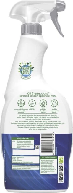 Cif CleanBoost Power & Shine Badkamer Spray - 6 X 750 Ml - Voordeelverpakking -Ajax® Verkoop 454x1200 1