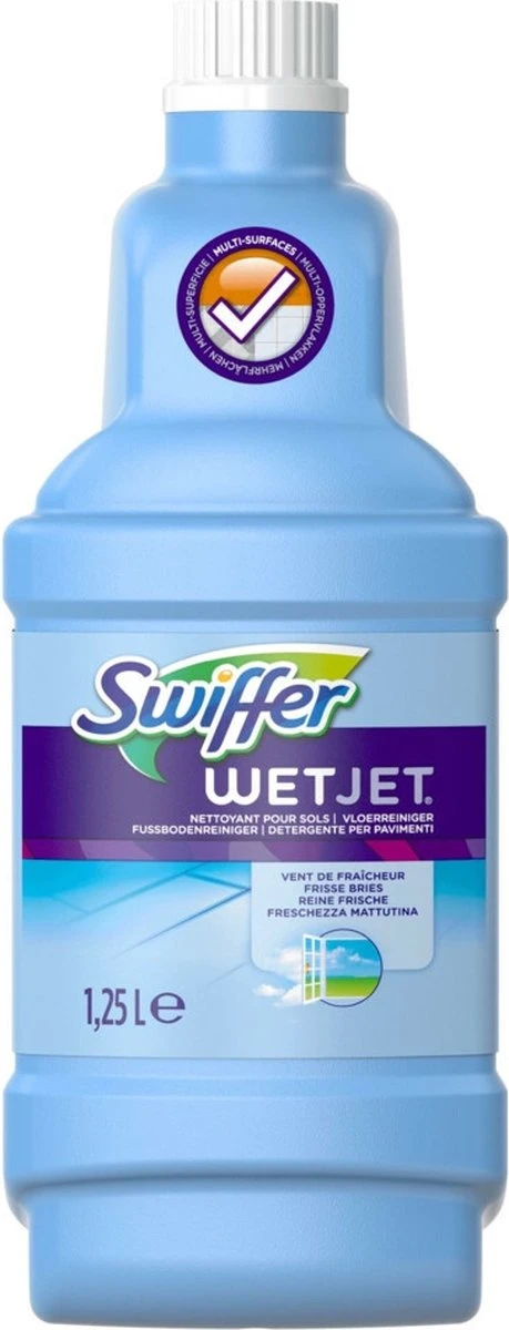 Swiffer WetJet Alles-In-Een Dweilsysteem Reinigingsmiddel - 1.25 Liter 1 Swiffer WetJet Alles-In-Een Dweilsysteem Reinigingsmiddel - 1.25 Liter