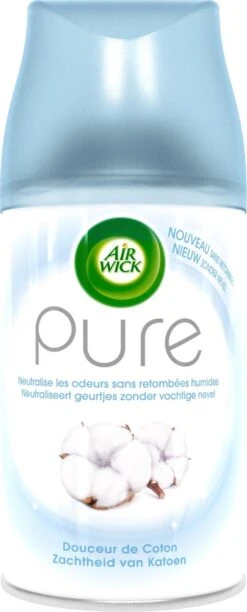 Air Wick Freshmatic Automatische Spray Luchtverfrisser - Pure Zachtheid Van Katoen Navulling - 3 Stuks - Voordeelverpakking -Ajax® Verkoop 484x1200 3