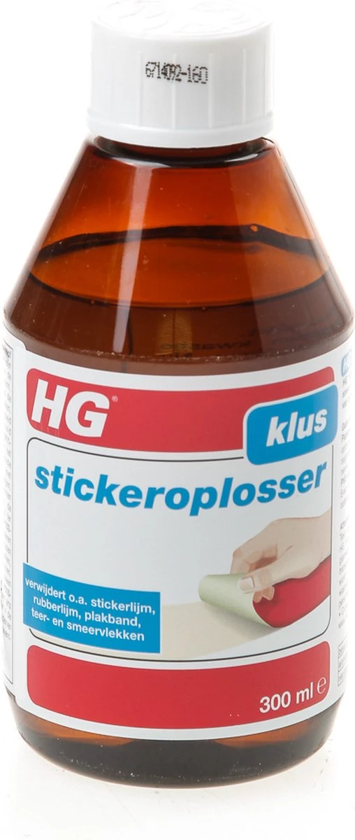 HG Stickerverwijderaar - 300ml - Eenvoudig In Gebruik - 100% Lijmrestenverwijdering 5 HG Stickerverwijderaar - 300ml - Eenvoudig In Gebruik - 100% Lijmrestenverwijdering - Afbeelding 5