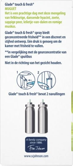 Glade By Brise Touch & Fresh Muguet Navulling - 2 Stuks -Ajax® Verkoop 527x1200
