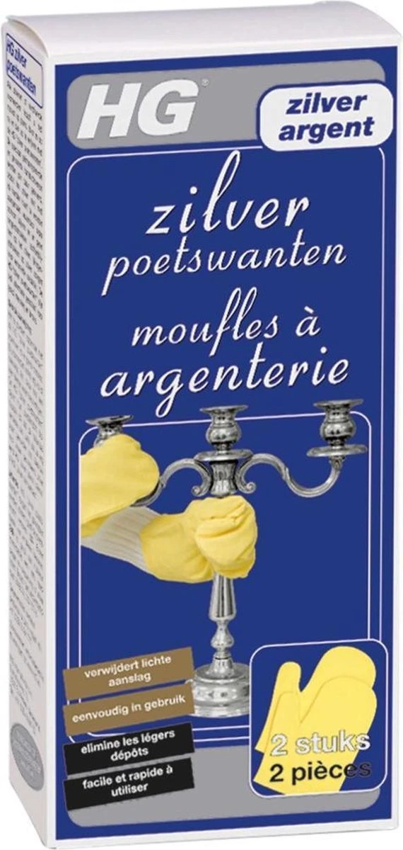 HG Zilverpoets Want 2 Stuks 1 HG Zilverpoets Want 2 Stuks