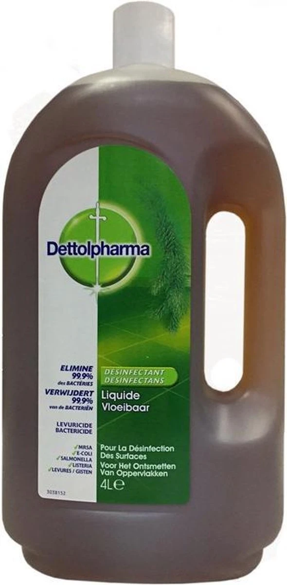 Dettolpharma 4 Liter Ontsmettingsmiddel Dettol 1 Dettolpharma 4 Liter Ontsmettingsmiddel Dettol