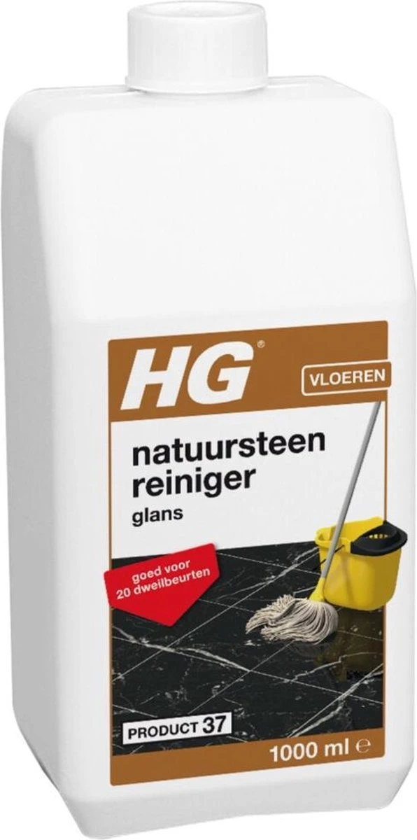 HG Natuursteenreiniger Glans (product 37) - 1L - Voor Regelmatig Gebruik Van Marmer En Kalkhoudend Natuursteen 7 HG Natuursteenreiniger Glans (product 37) - 1L - Voor Regelmatig Gebruik Van Marmer En Kalkhoudend Natuursteen - Afbeelding 7